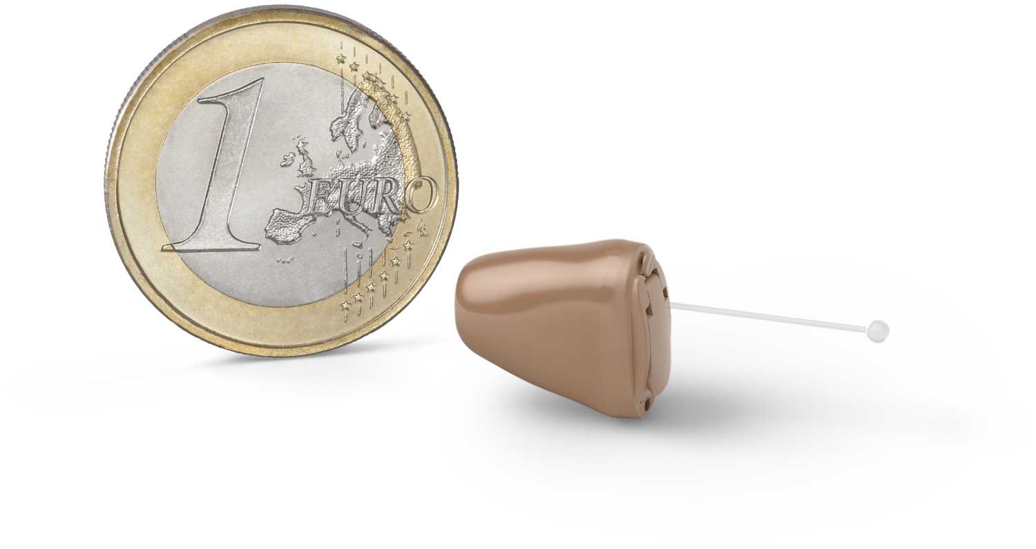 Selbst eine Ein-Euro-Münze wirkt riesig neben den kleinsten Geräten